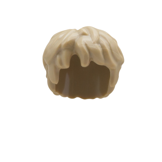Short Thick Messy Blonde LEGO Hair