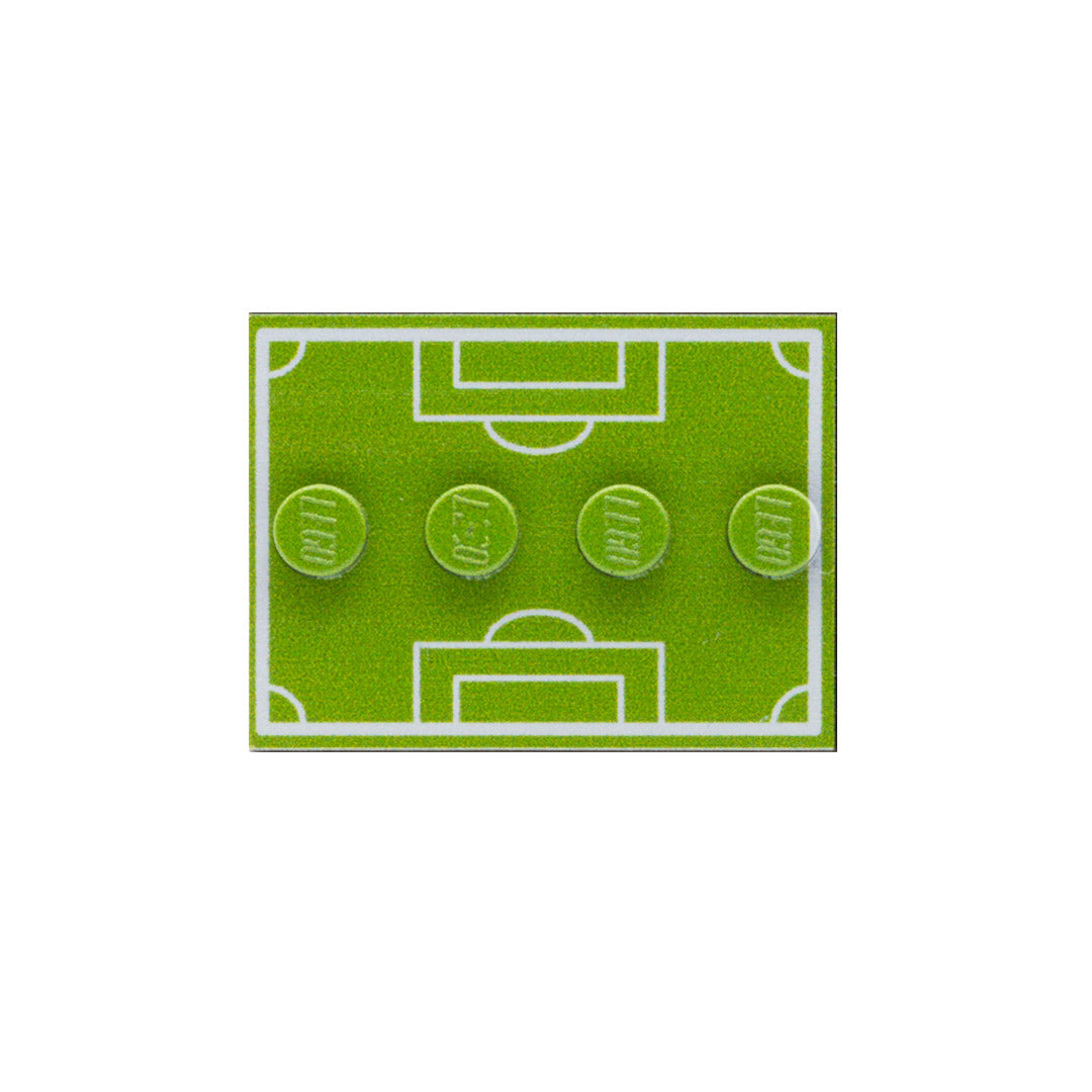 Football Pitch Baseplate - Custom Printed Baseplate – Minifigs.me