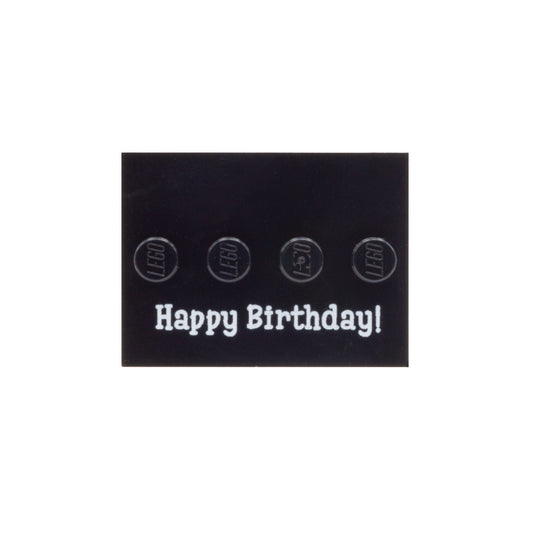 Happy Birthday - Custom Printed Baseplate