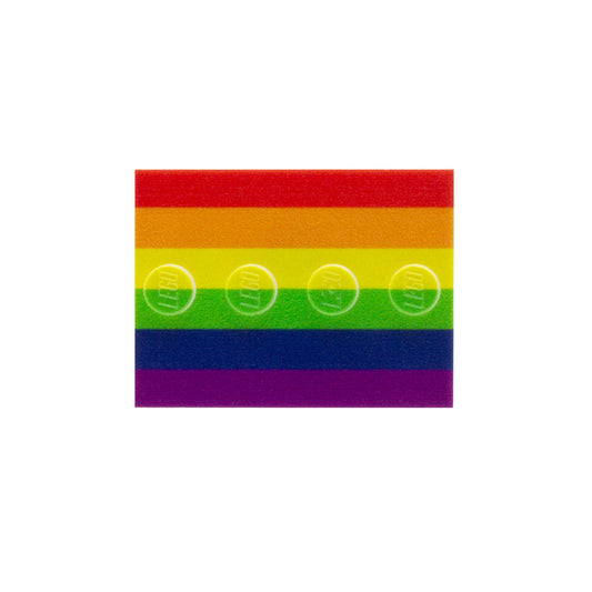 Pride Rainbow Baseplate - Custom Printed Baseplate