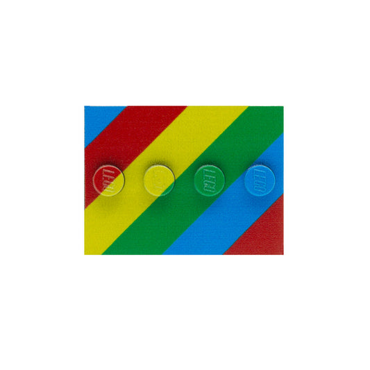 Little Rainbow Baseplate - Custom Printed Baseplate