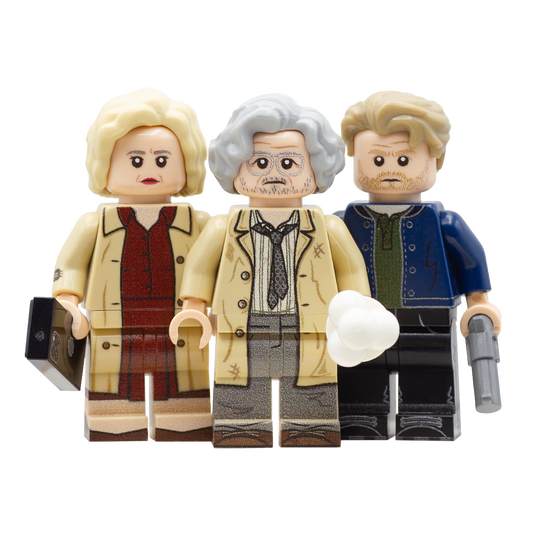 Slow Horses; Jackson Lamb, Diana Taverner, River Cartwright - Custom Design LEGO Minifigures
