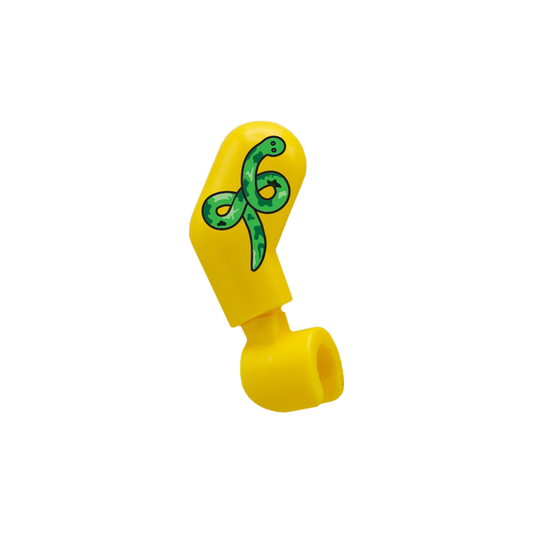 Snake Tattoo Arm  - Custom Design Minifigure Arm
