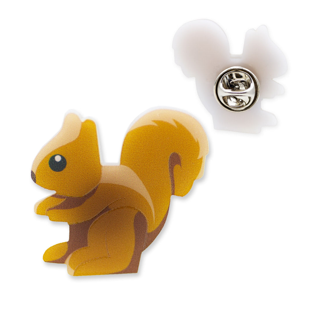 LEGO Squirrel Pin Badge - Acrylic Pin Badge Accessory