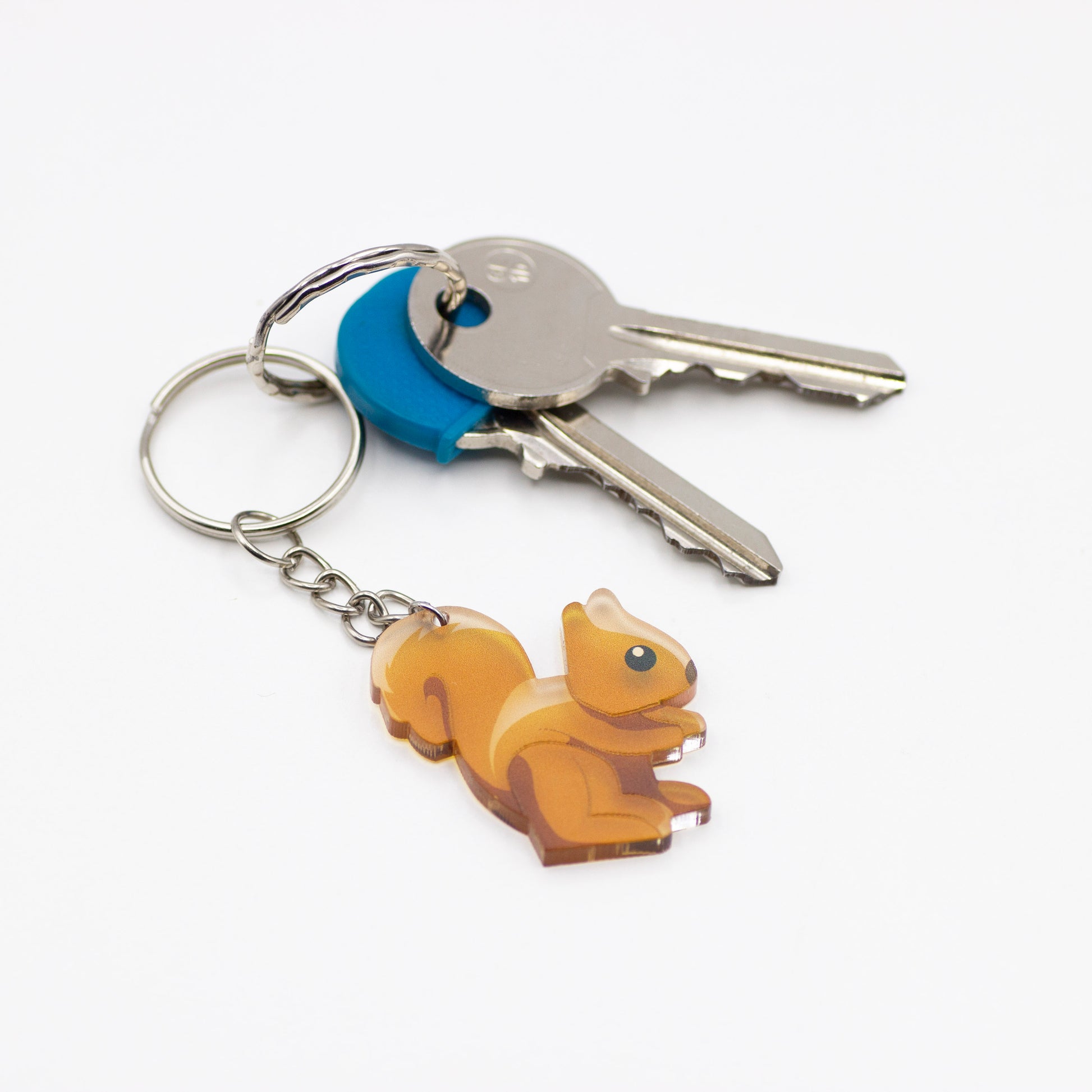Squirrel Keychain - Laser Cut Acrylic –