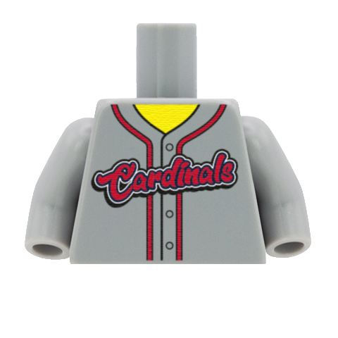 St Louis Cardinals (National League) - Custom Design Minifigure Torso