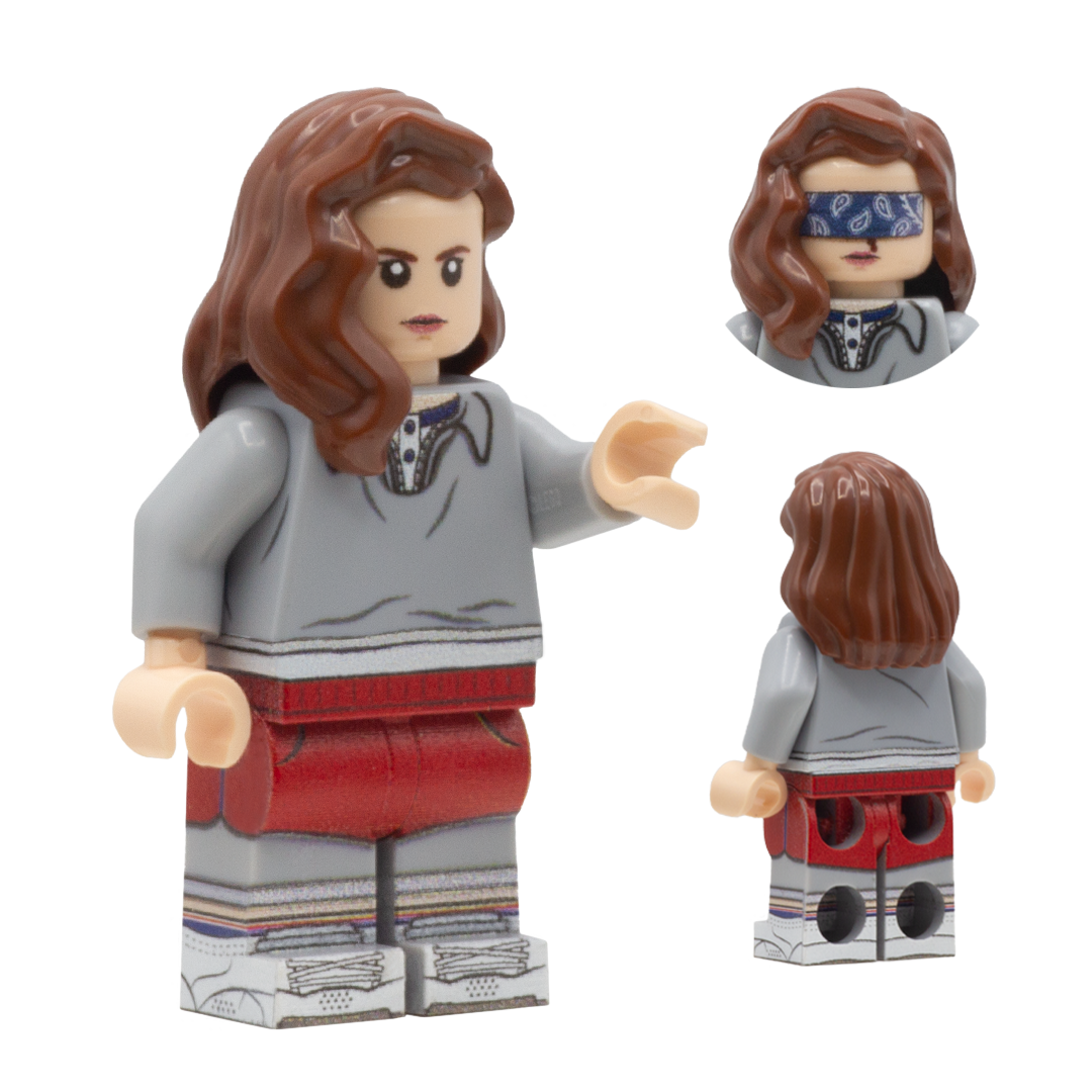 Millie Bobby Brown as Eleven in Stranger Things LEGO - Custom Design LEGO Minifigure