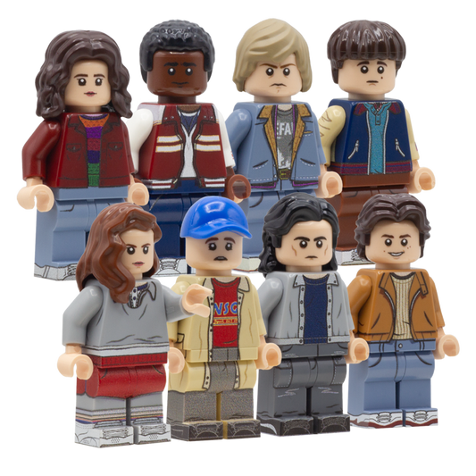 Stranger Things LEGO Set - Custom Design LEGO Minifigures