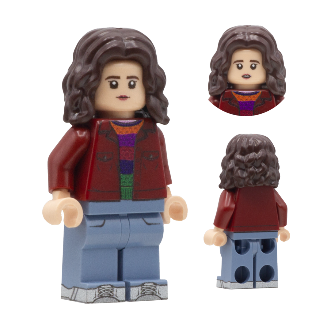  Natalia Dyer as Nancy Wheeler in Stranger Things LEGO - Custom Design LEGO Minifigure