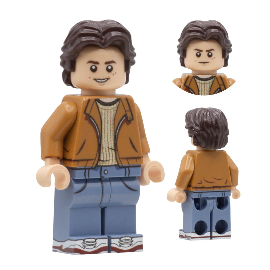  Joe Keery as Steve Harrington  in Stranger Things LEGO - Custom Design LEGO Minifigure
