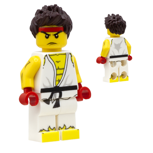 Street Fighter - Ryu - Custom Design LEGO Minifigure