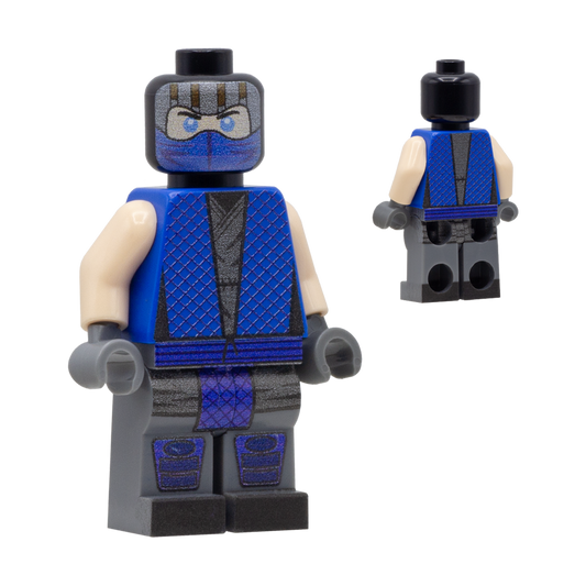 Mortal Kombat - Sub-Zero - Custom Design LEGO Minifigure