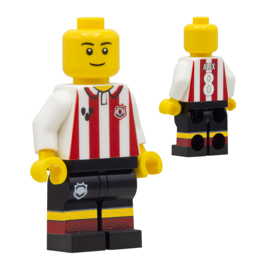 Personalised Sunderland Kit - Custom Design Minifigure