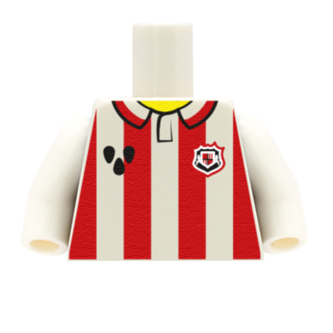 Personalised Sunderland Shirt - Custom Design Minifigure Torso