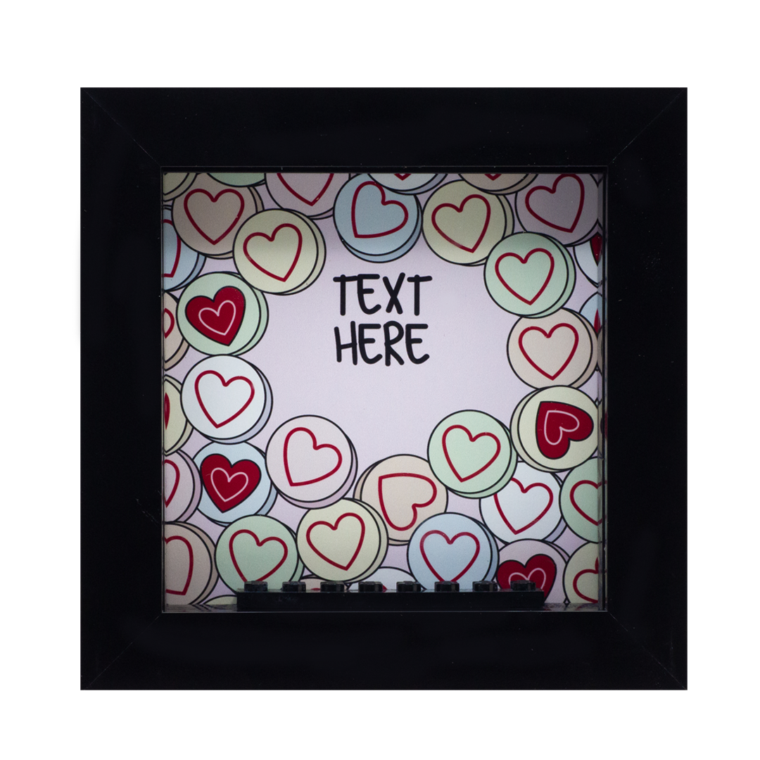 LEGO Minifigure Couples Display Frame Gift