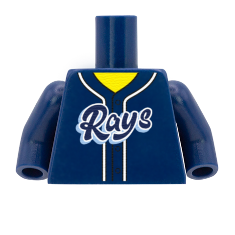 Tampa Bay Rays (American League) - Custom Design Minifigure Torso