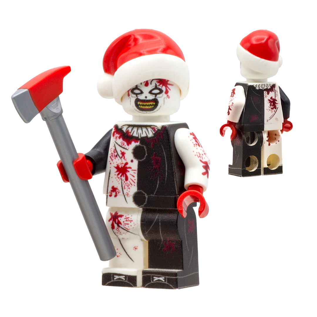 Terrifier Movie Killer Clown LEGO Custom Design Minifigure