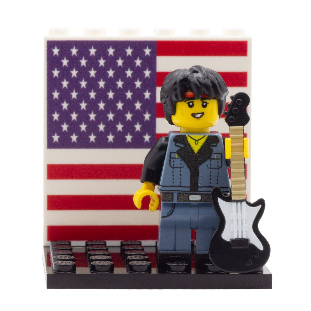 Bruce Springsteen - Custom Design LEGO Minifigure