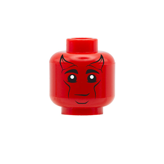 Custom Design LEGO DnD Tiefling Head - LEGO Dungeons and Dragons