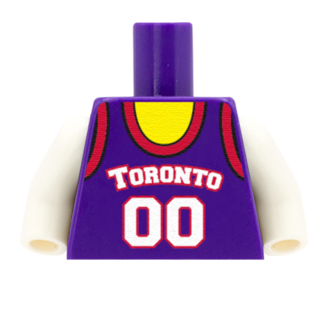 Toronto Raptors (East Conference) - Custom Design Minifigure Torso