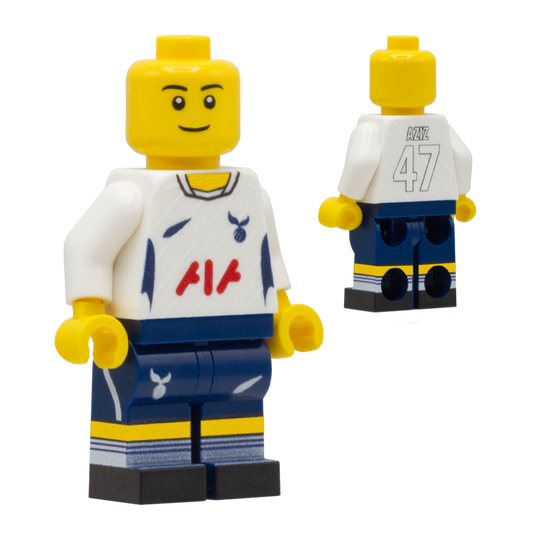 Personalised Tottenham Kit - Custom Design Minifigure