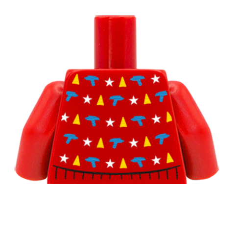 Star Trek Christmas Jumper LEGO Minifigure Torso