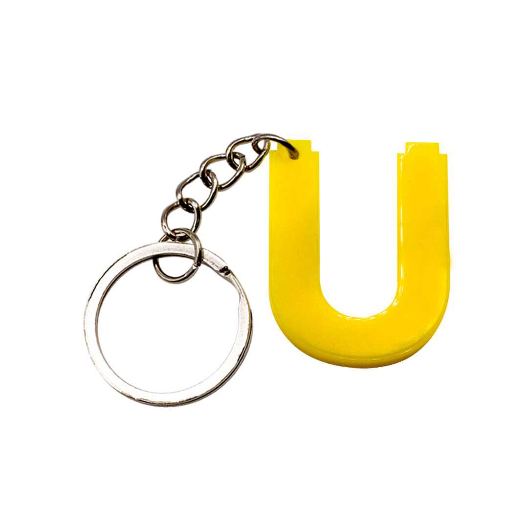 LEGO Acrylic Letter Keychain