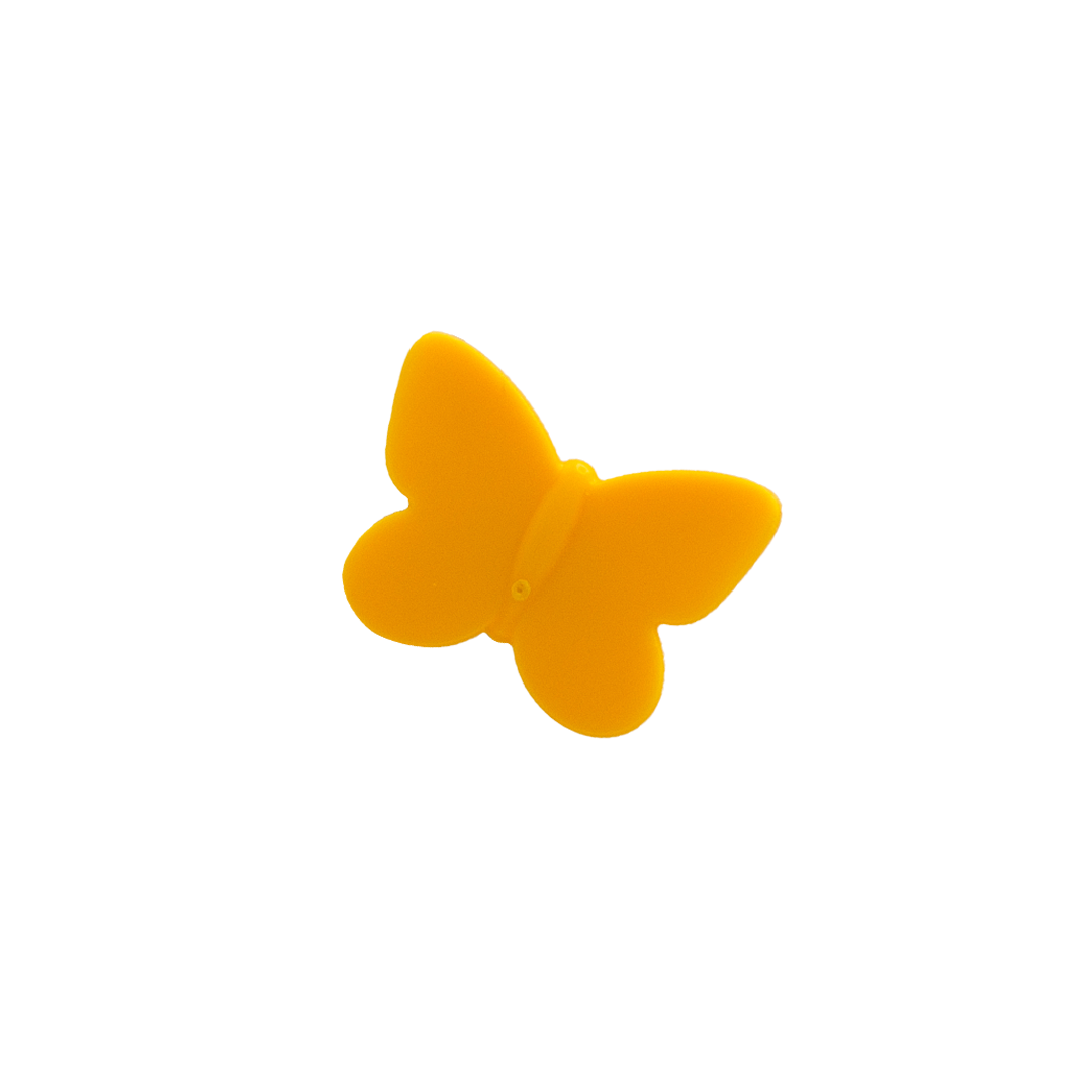 Yellow LEGO butterfly minifigure accessory.