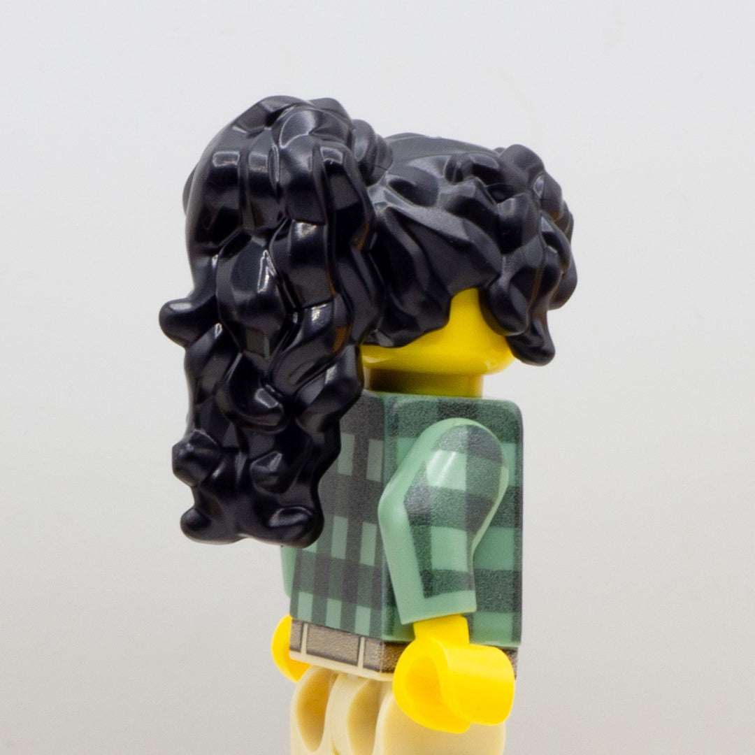 LEGO Minifigure Black Ponytail Hair