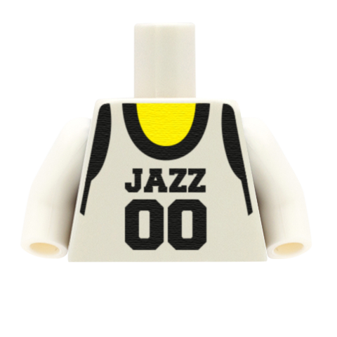 Utah Jazz (West Conference) - Custom Design Minifigure Torso