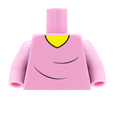 V Neck Top - Custom Design Minifigure Torso