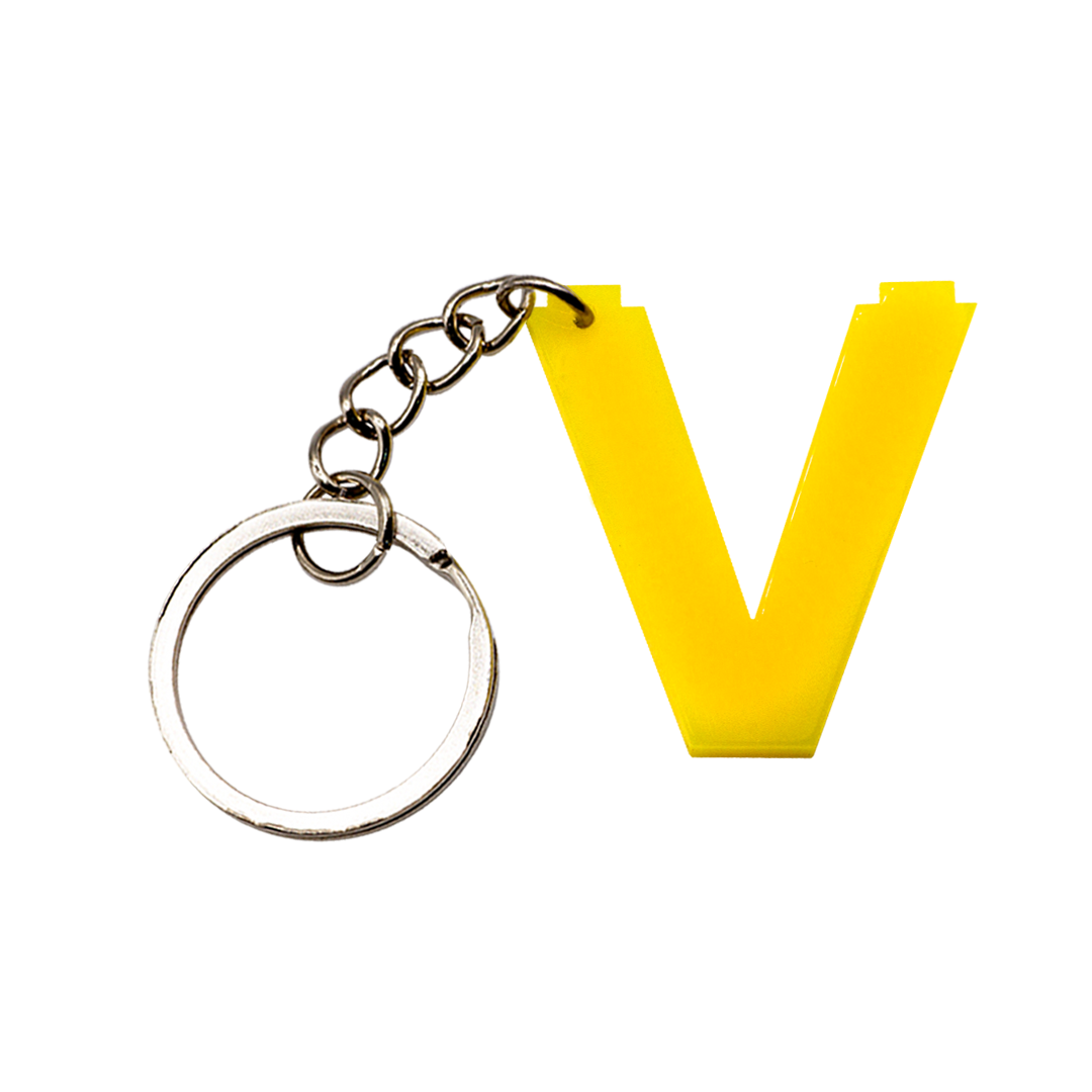 LEGO Acrylic Letter Keychain