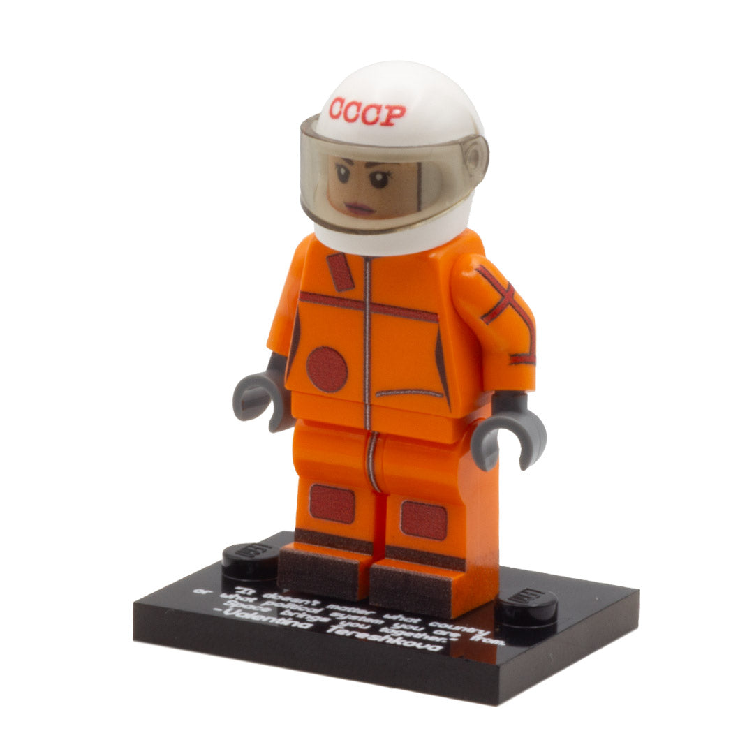 Valentina Tereshkova, russian astronaut and first woman in space - Custom Design LEGO Minifigure