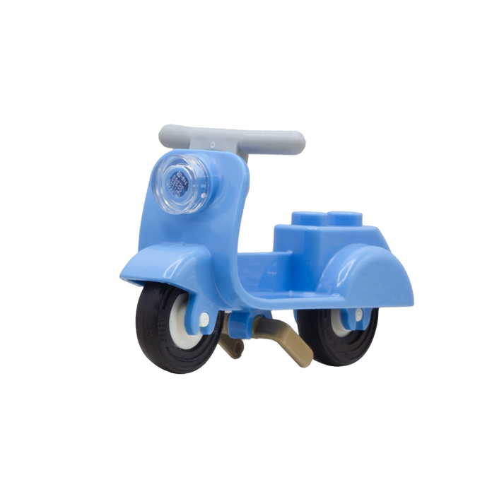Blue LEGO Vespa Scooter - Minifigure Accessory – Minifigs.me