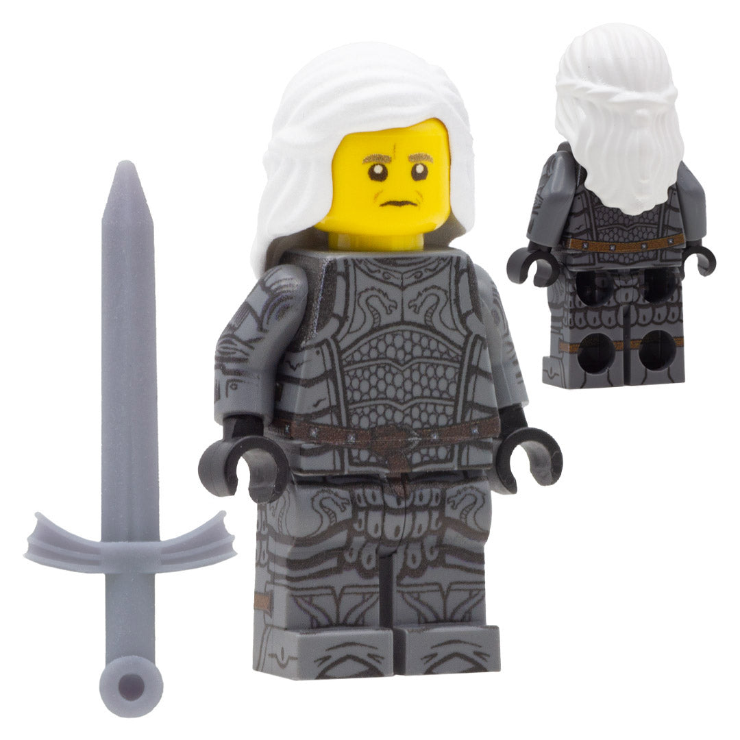 LEGO Daemon Targaryen from House of the Dragon, played by Matt Smith - Custom Design LEGO Minifigure with 3D-printed Sword