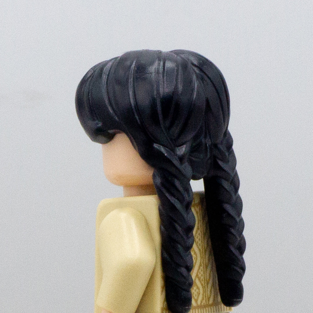 LEGO Minifigure Black Braids