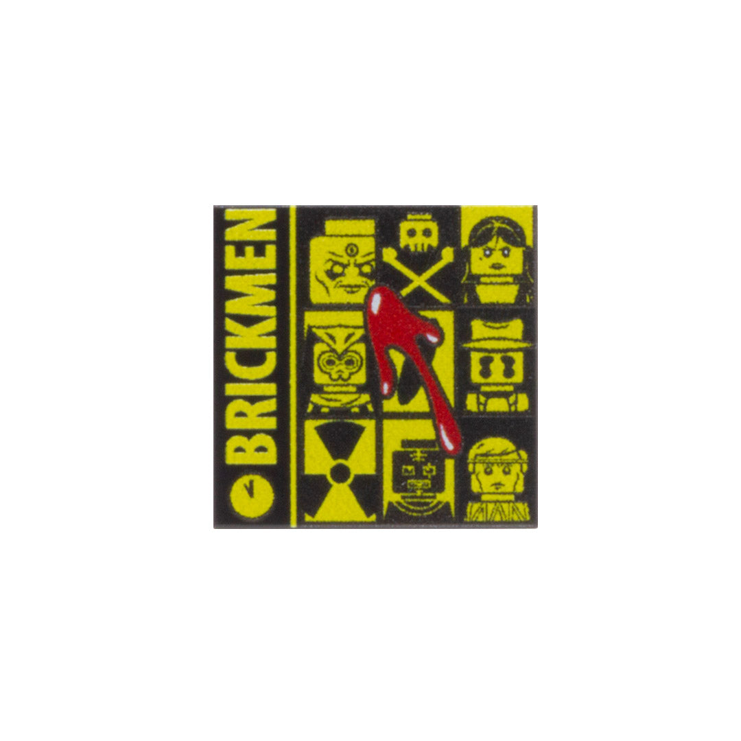 Lego Comic Tile Brickmen Comic - Custom Design Tile – Minifigs.me
