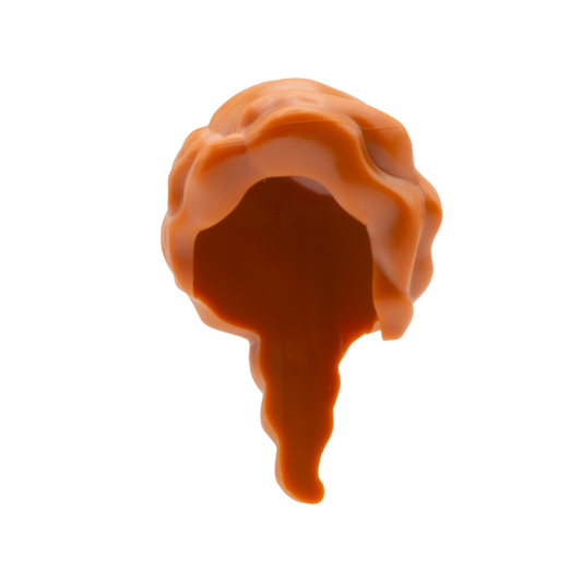 Wavy Ginger Long Plait - LEGO Minifigure Hair