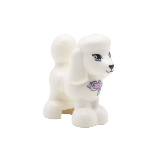White LEGO Poodle