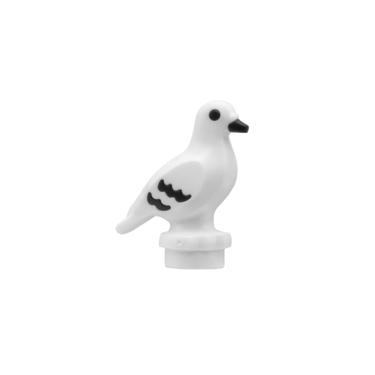 White LEGO Pigeon Accessory