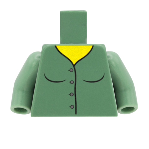 Women's Button Up Top - Custom Design Minifigure Torso