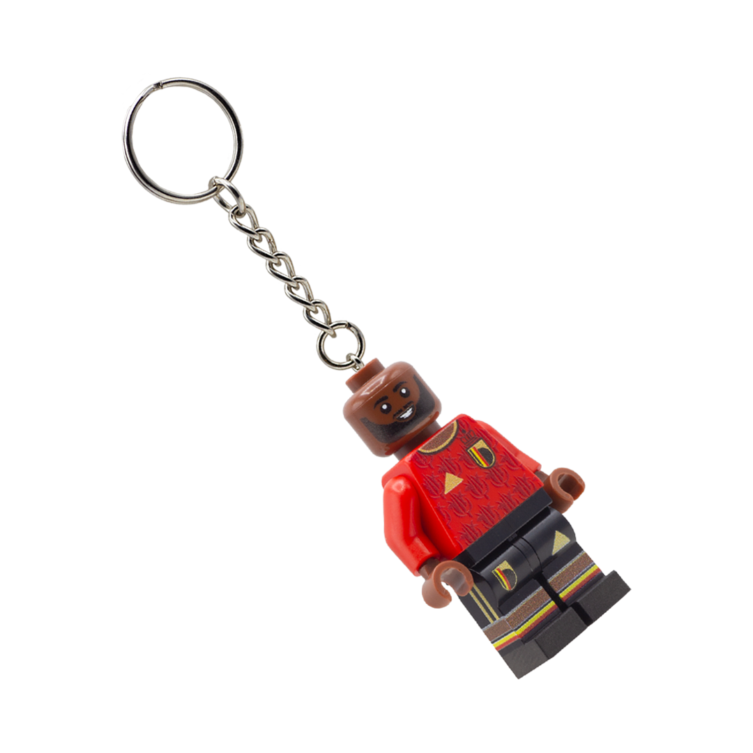 Collectible Minifigure of Romelu Lukaku; Belgium World Cup 2026 - Custom Design LEGO Minifigure