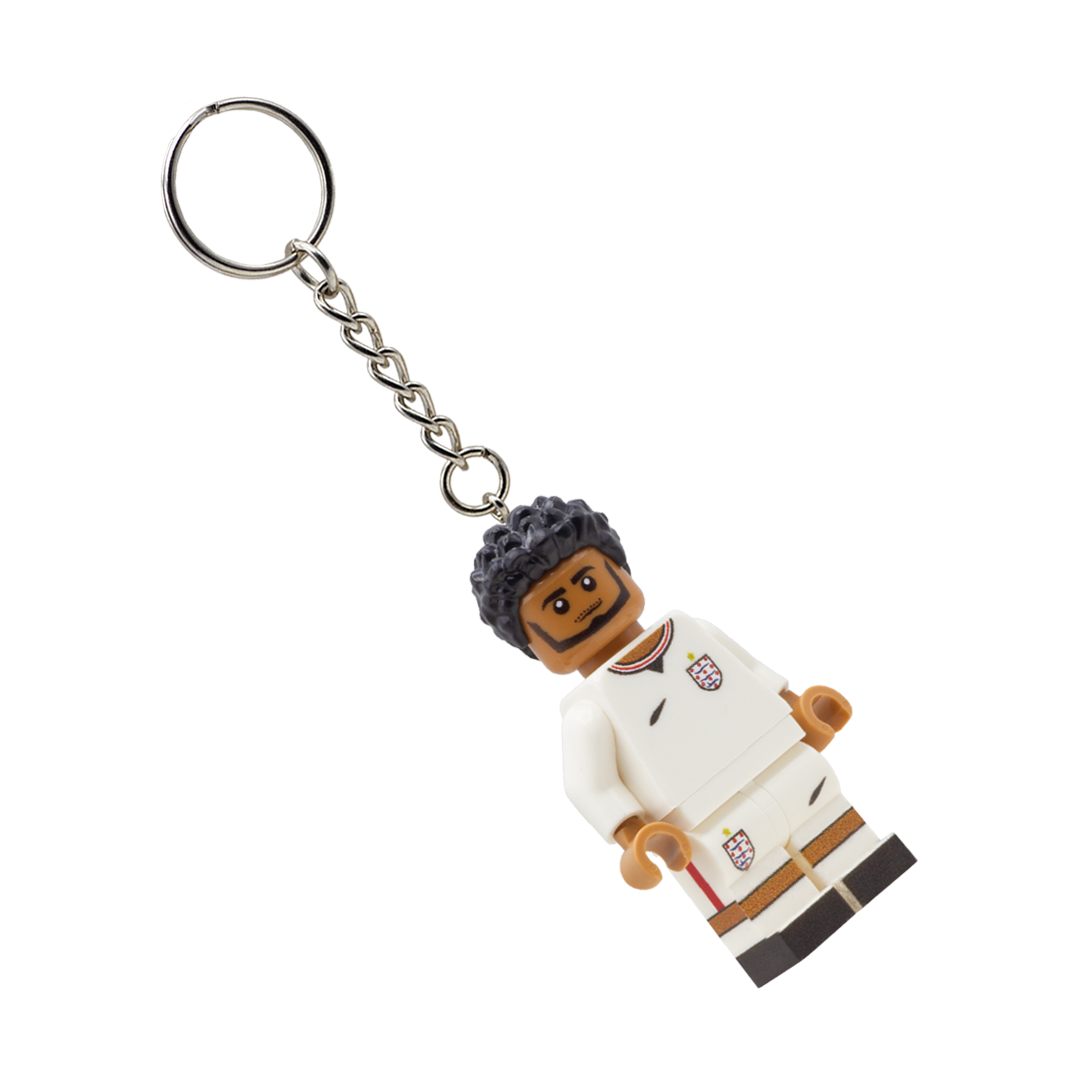 Collectible Keychain Minifigure of Jude Bellingham; England World Cup 2026 - Custom Design LEGO Minifigure