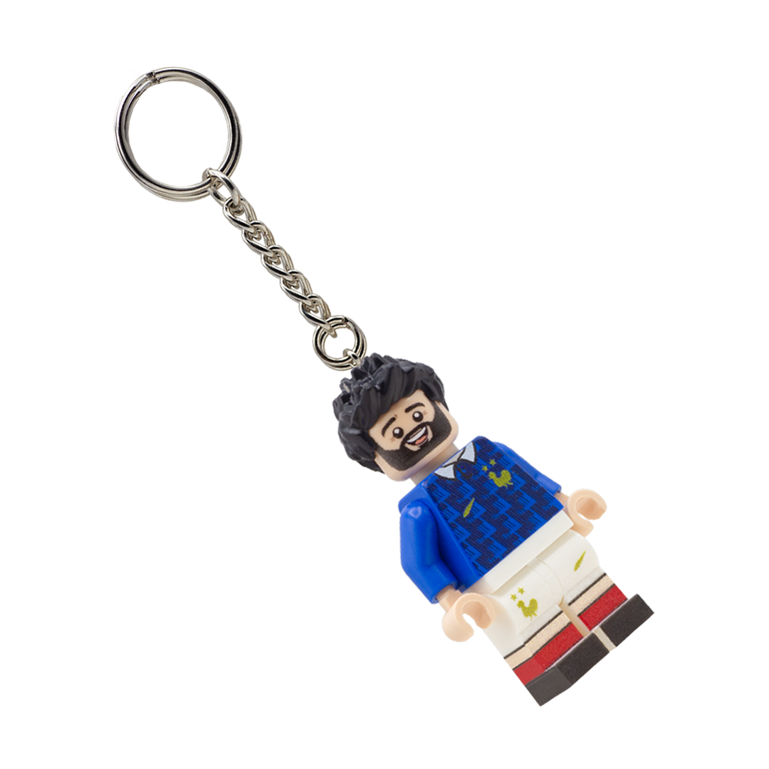 Collectible Keychain Minifigure of Olivier Giroud; France World Cup 2026 - Custom Design LEGO Minifigure