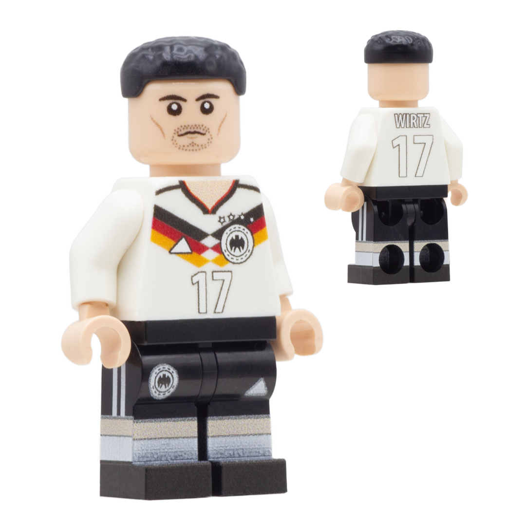 Collectible Minifigure of Florian Wirtz; Germany World Cup 2026 - Custom Design LEGO Minifigure