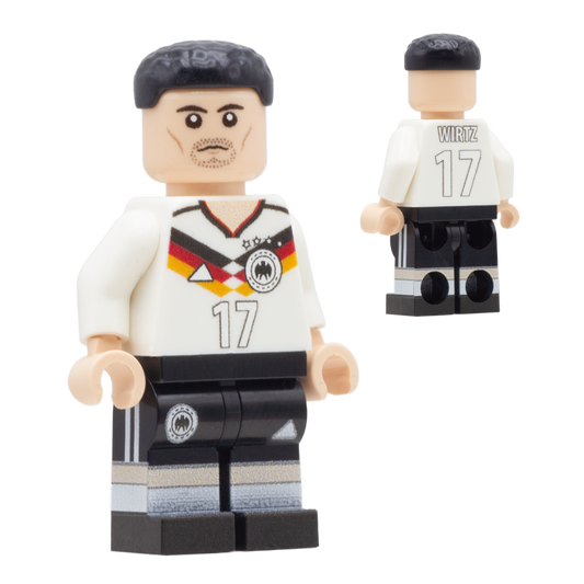Collectible Minifigure of Florian Wirtz; Germany World Cup 2026 - Custom Design LEGO Minifigure