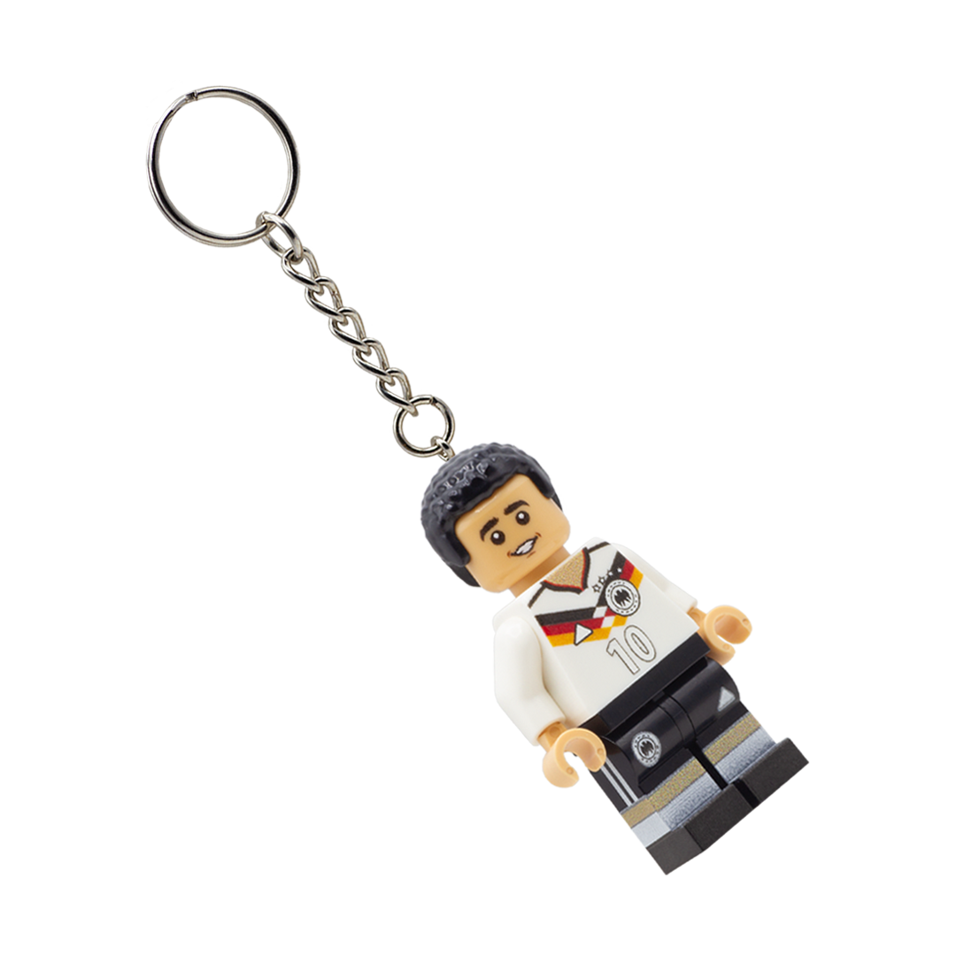 Collectible Keychain Minifigure of Jamal Musiala; Germany World Cup 2026 - Custom Design LEGO Minifigure