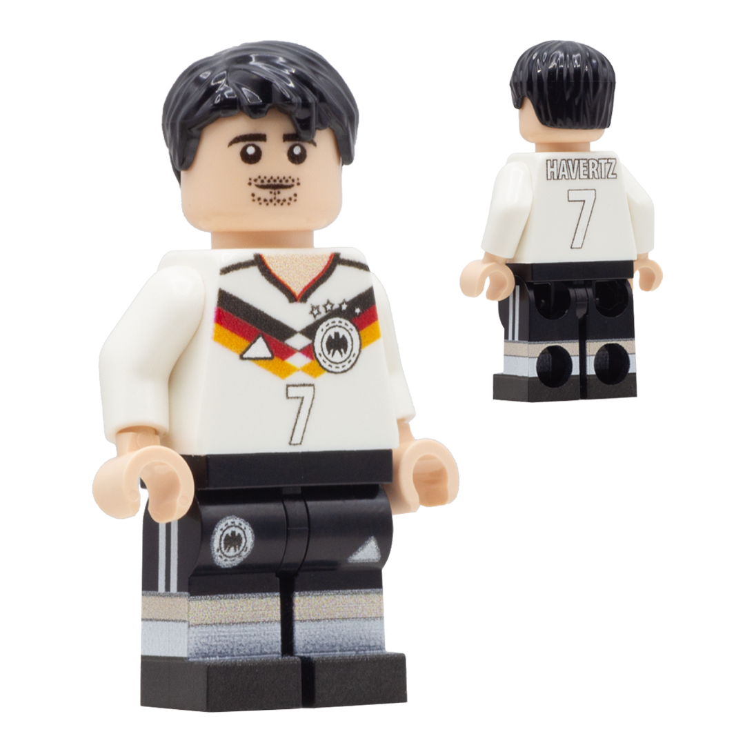 Collectible Minifigure of Kai Havertz; Germany World Cup 2026 - Custom Design LEGO Minifigure