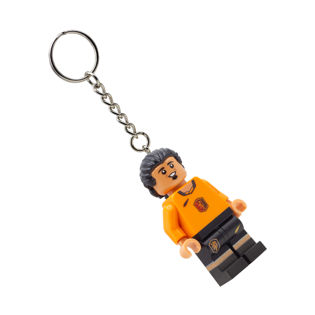 Collectible Keychain Minifigure of Virgil van Dijk; Netherlands World Cup 2026 - Custom Design LEGO Minifigure