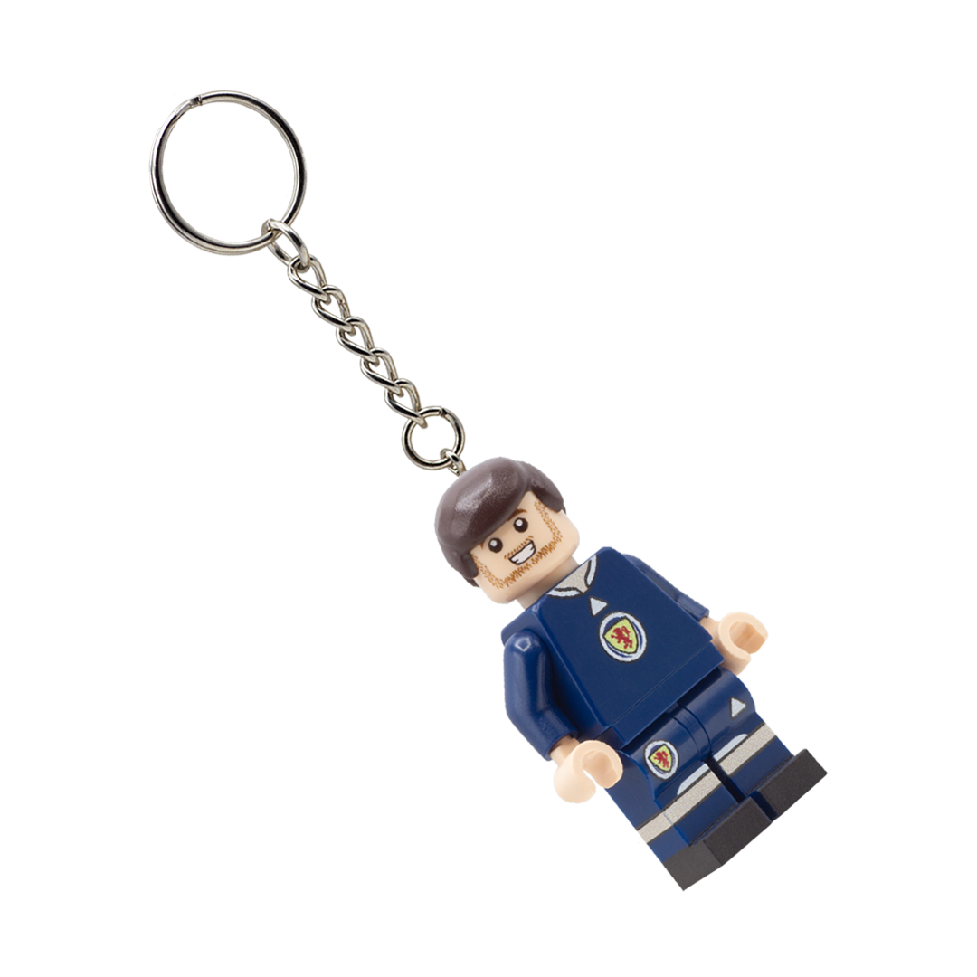 Collectible Keychain Minifigure of Andrew Robertson; Scotland World Cup 2026 - Custom Design LEGO Minifigure